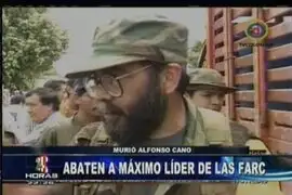 En operativo militar murió cabecilla terrorista de las FARC Alfonso Cano