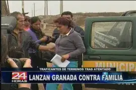Denuncian a traficante de Santa Rosa por lanzar granada de guerra contra una madre y su hijo