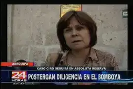 Fiscal Lozada volverá la Bomboya en 14 días para buscar las zapatillas de Ciro Castillo