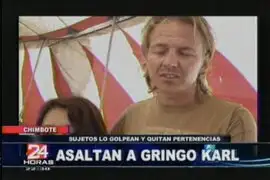 Gringo Karl y la Flor de Huaraz fueron asaltados en Chimbote
