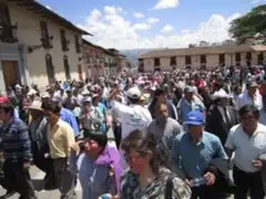 Cajamarca: pobladores de Celendín anuncian huelga indefinida por proyecto Conga