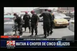 Sicarios en Trujillo asesinan taxista en un ajuste de cuentas 