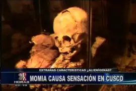 Hallan extraña momia con características no humanas en el Cusco