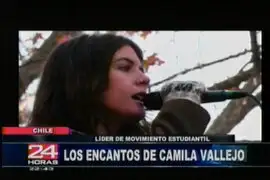 Una chilena “incomoda” con la fama: La dirigente estudiantil Camila Vallejo  