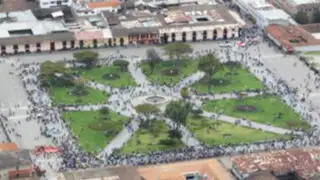 Tercer día de paro contra proyecto Conga en Cajamarca se inició en calma 
