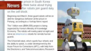 Robots ayudarán a vigilar presos en cárcel de Corea del Sur