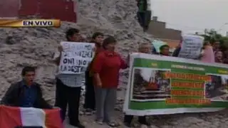 Vecinos de Lince protestan por remodelación del Parque de los Bomberos