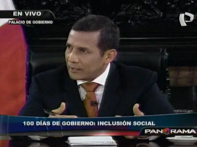 Presidente Ollanta Humala reconoce que “no todo se puede resolver en cien días”