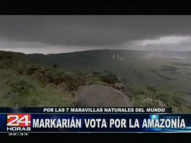 Markarián se siente un peruano más y apoya campaña por la elección mundial de  Amazonas  
