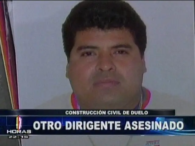 Dirigente de construcción fue asesinado en Los Olivos 