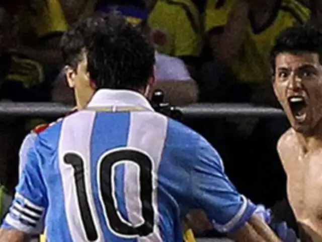Argentina sufrió, pero derrotó a Colombia 2-1