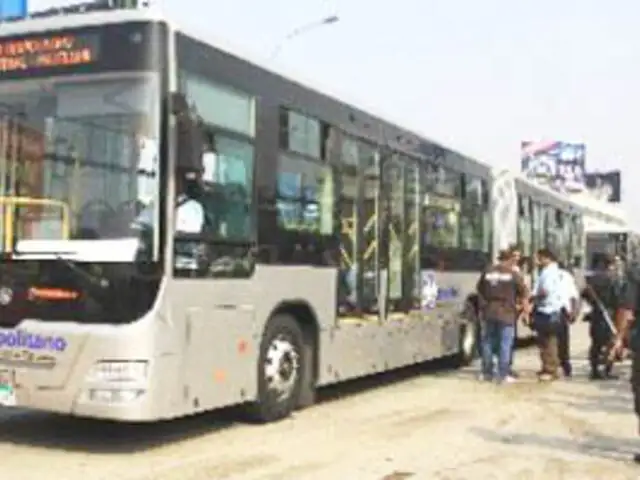 Buses de El Metropolitano suspenderán servicio durante simulacro