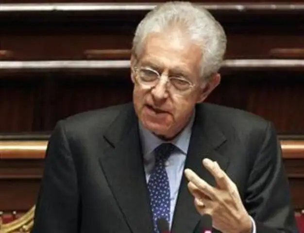 Primer ministro italiano Mario Monti obtuvo moción de confianza del Parlamento