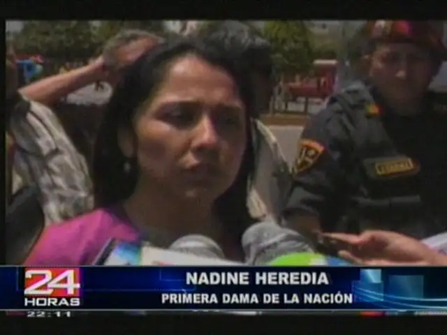 Nadine Heredia: No interfiero con la labor de mi esposo, se cual es mi lugar