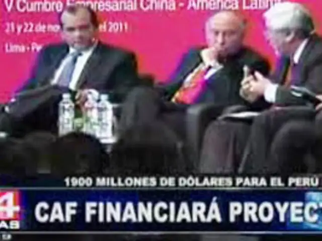 CAF está dispuesto a financiar proyectos de comercio en el Perú 
