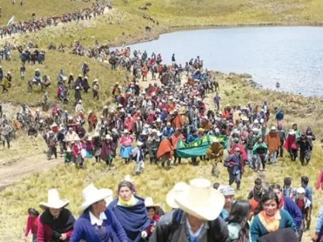 Pese a suspensión del proyecto Conga  continúan protestas en Cajamarca