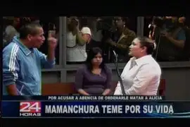 Pedro Mamanchura pide garantías para su vida  