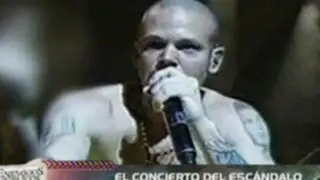 Concierto de agrupación Calle 13 terminó en escándalo 