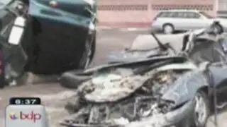 Huarmey: 5 muertos en  choque de trailer con automóvil 