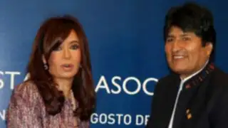 Al llegar a Buenos Aires Evo Morales recordó a Néstor Kichner como “un padre” 