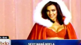 Novia de Cristiano Ronaldo se luce como una sexy Mamá Noela