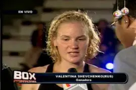 Valentina Shevchenko: Ahora voy por el título mundial de box