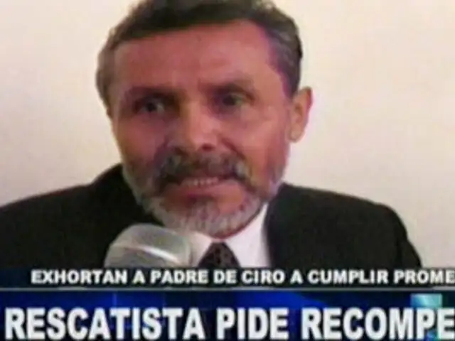 Exhortan al padre de Ciro Castillo a pagar recompensa al rescatísta que ubicó a su hijo