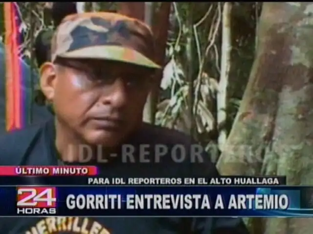 Trasladan a convaleciente ‘Artemio’ de Tocache a base policial 'Santa Lucía'