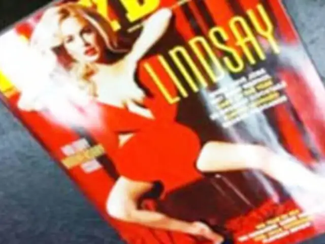 Fotos de Lindsay Lohan en portada de Playboy se filtraron en Internet