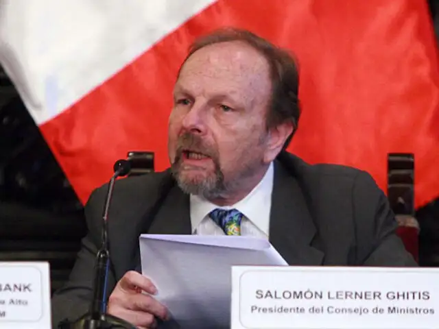 Carta de Salomón Lerner en donde explica su renuncia a la PCM