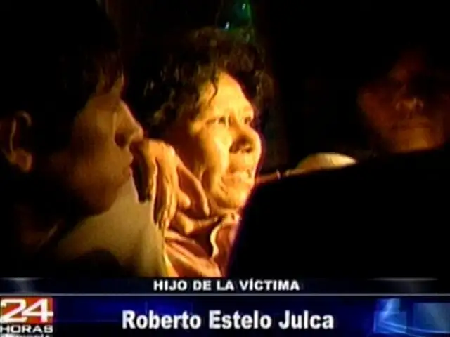 Sujeto habría sido asesinado por esposa e hijo en su vivienda de Santa Anita