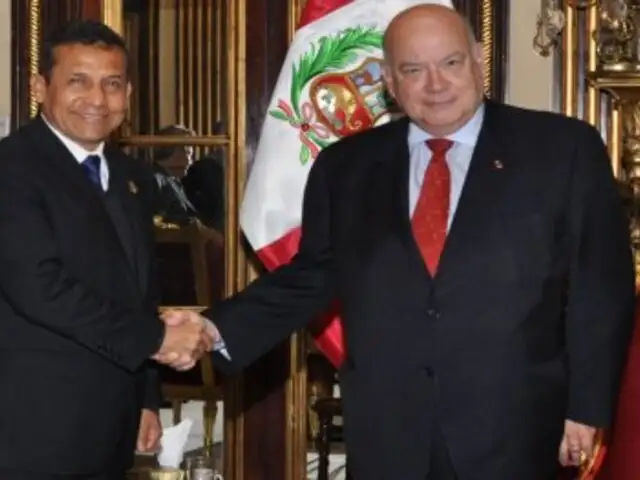 Presidente Ollanta Humala se reunió con secretario general de OEA 