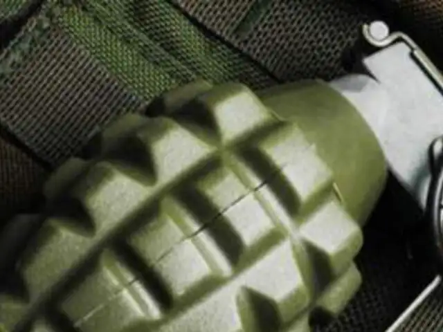 Trujillo: desconocidos dejan granada de guerra en ómnibus interprovincial