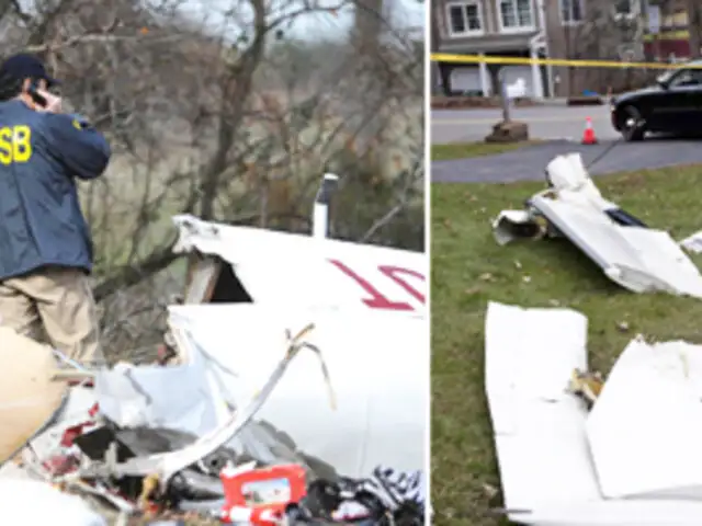 Estados Unidos: Cinco personas mueren al estrellarse avioneta en Nueva Jersey