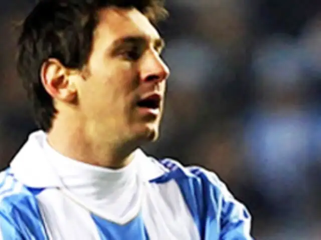 Lionel Messi recibe premio en la Argentina