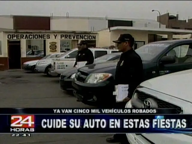 Recomendaciones de la Policía Nacional para evitar el robo de su auto durante las fiestas  