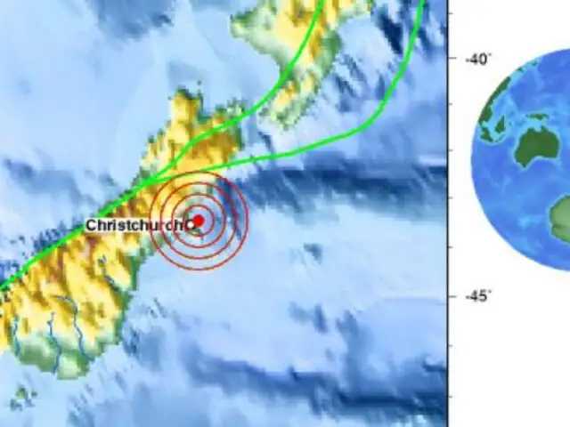 Fuertes sismos azotaron esta madrugada Nueva Zelanda