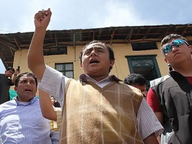 Ronderos de Cajamarca se suman al pedido de revocatorio para Gregorio Santos