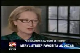 Meryl Streep favorita a los premios Óscar por su papel en ‘Dama de hierro’