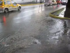Región Tacna declarada en alerta amarilla por intensas lluvias    