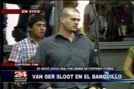 Van Der Sloot acepta la acusación de homicidio, pero rechaza los agravantes