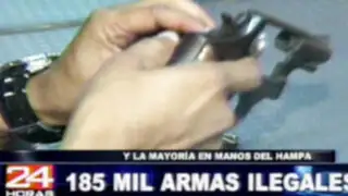 Discamec revela que existen 60% de armas ilegales en el Perú