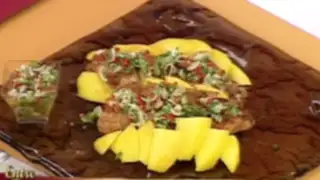 Prepara unas riquísimas pechugas doradas con mango