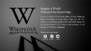 Wikipedia 'apaga' su web contra la ley SOPA