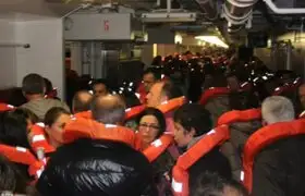En exclusiva 24 Horas mostró imágenes inéditas de la catástrofe al interior del Costa Concordia