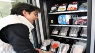 España: ahora venden pescado en máquinas dispensadoras