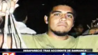 Elvis sigue desaparecido después de accidente en Barranca