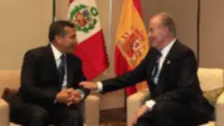 Presidente Ollanta Humala llegó a España en visita oficial 