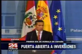 Presidente Humala: Exitosa colocación de bonos es mensaje de confianza al Perú