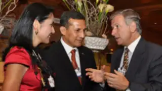 Ollanta Humala sostuvo reuniones con líderes empresariales del mundo